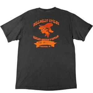Hillbilly Cycles Harley Service Repair T Shirts Graphic L Mens